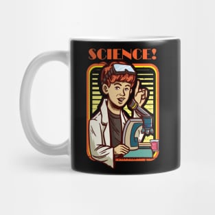 Science! Young Scientist with Microscope Mug